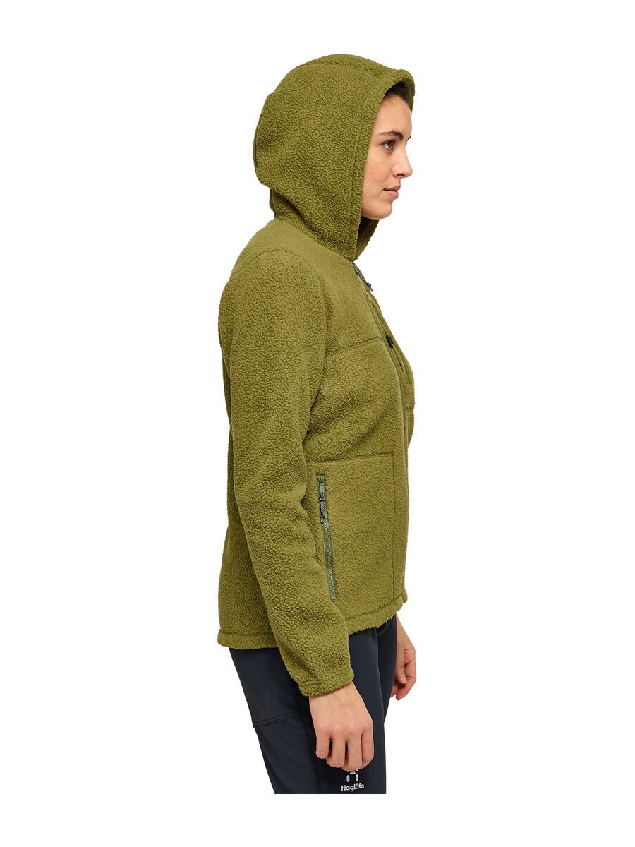 Haglöfs Malung Pile Hood Women, olive green - Bild 8