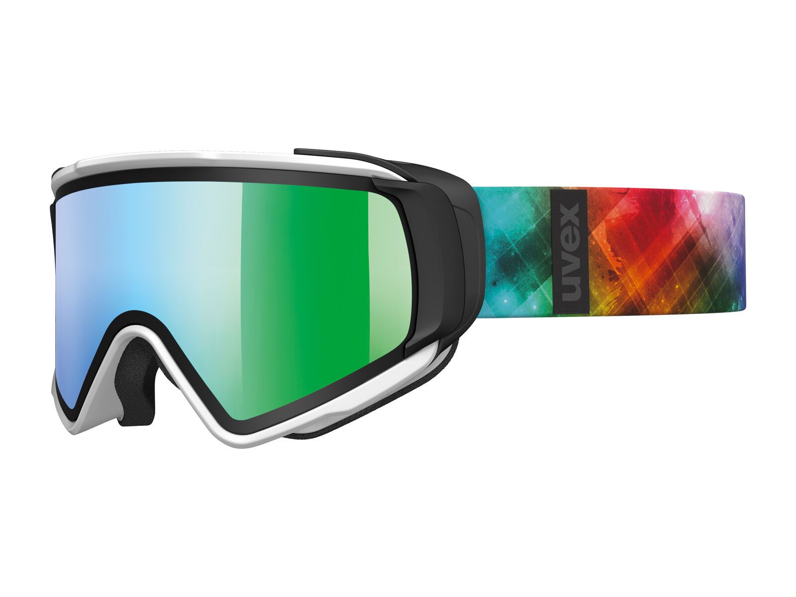 uvex Jakk TO, white mat/Lens: litemirror green - Bild 1