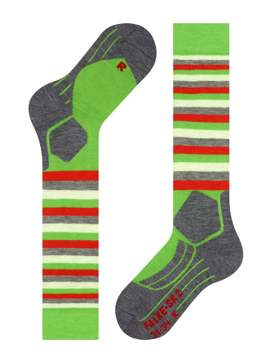 Falke SK2 Intermediate Stripes Kinder, vivid green - Bild 5