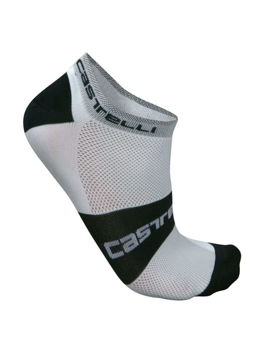 Castelli Lowboy Sock, white/black - Bild 1