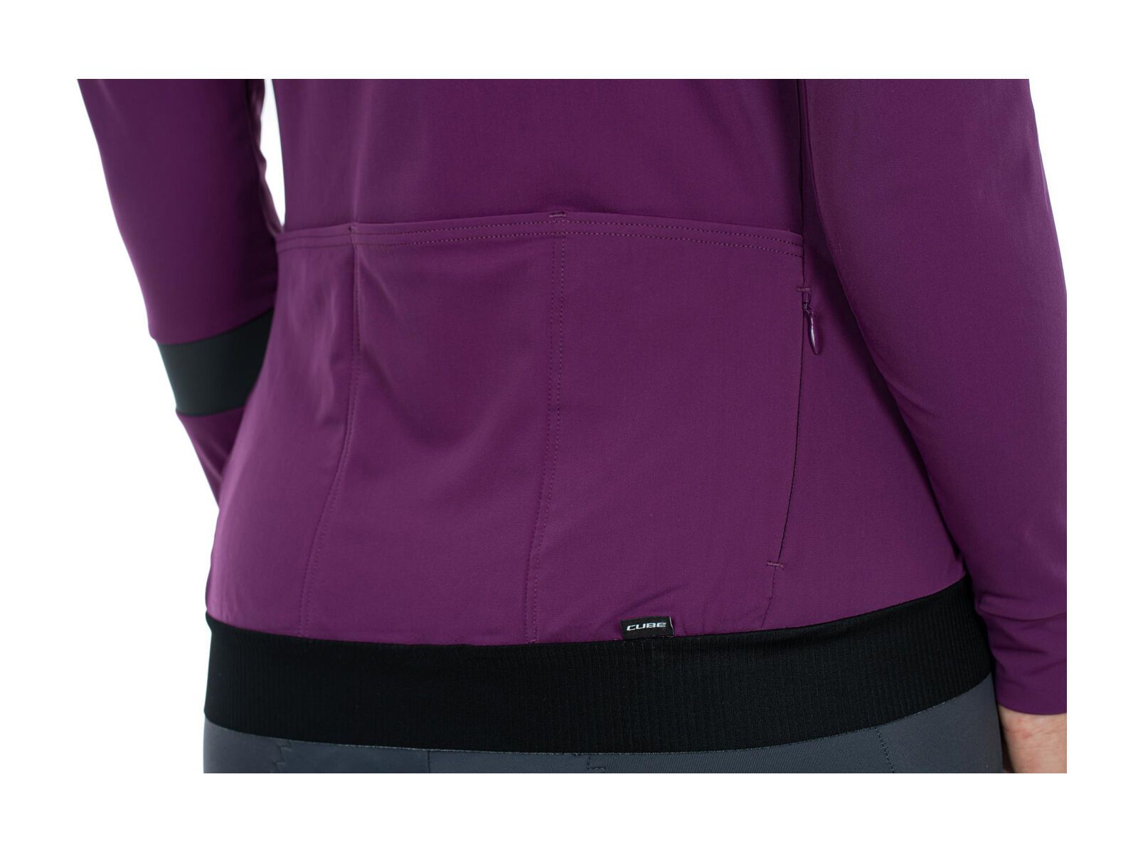 Cube Blackline WS Trikot langarm, violet - Bild 5