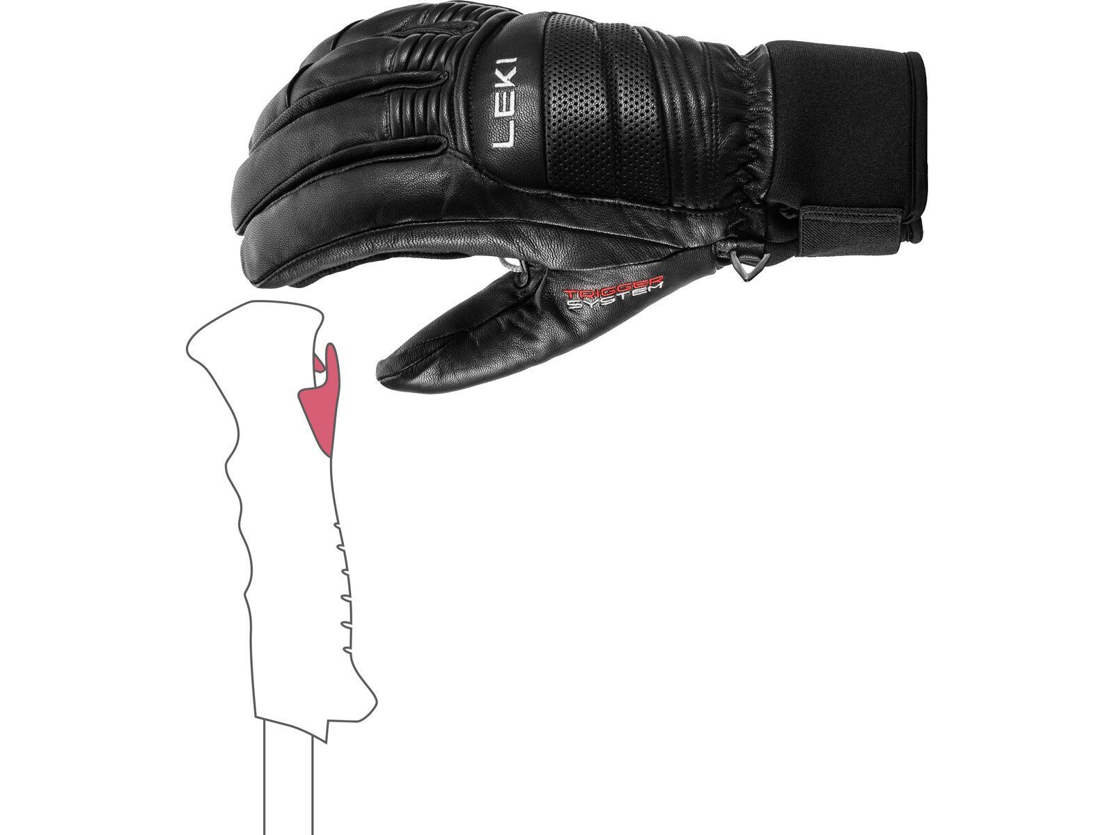 Leki Copper 3D Pro, black - Bild 3