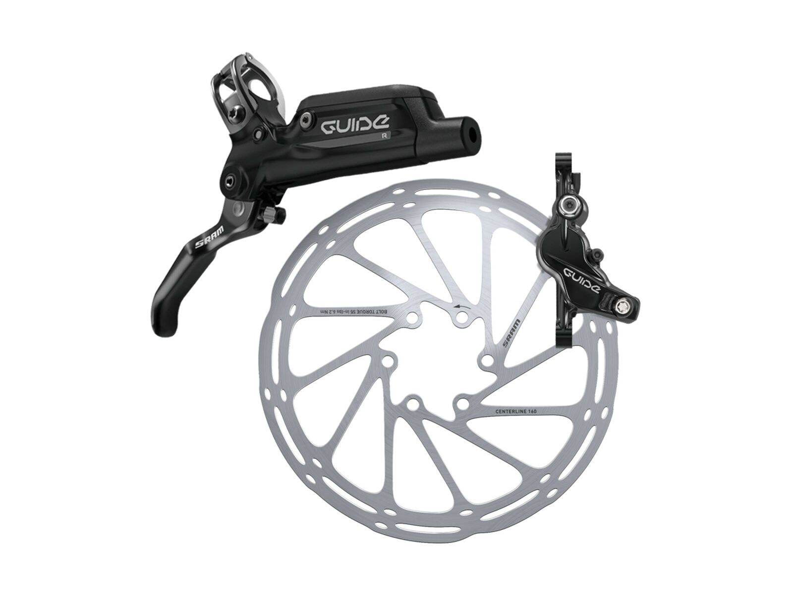 SRAM Guide RS Scheibenbremse - vorn, schwarz-glänzend - Bild 1