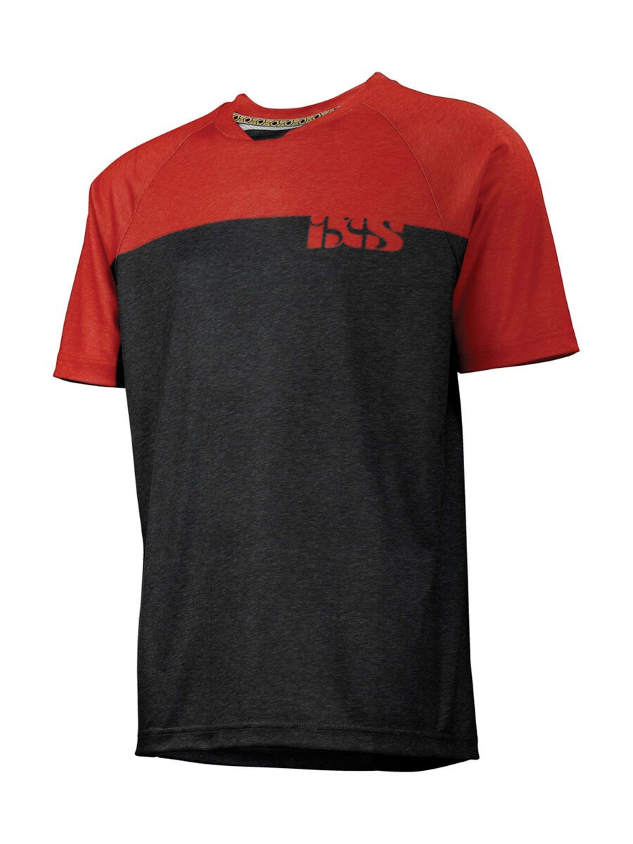 IXS Progressive 7.1 Trail Jersey, black/fluo red - Bild 1