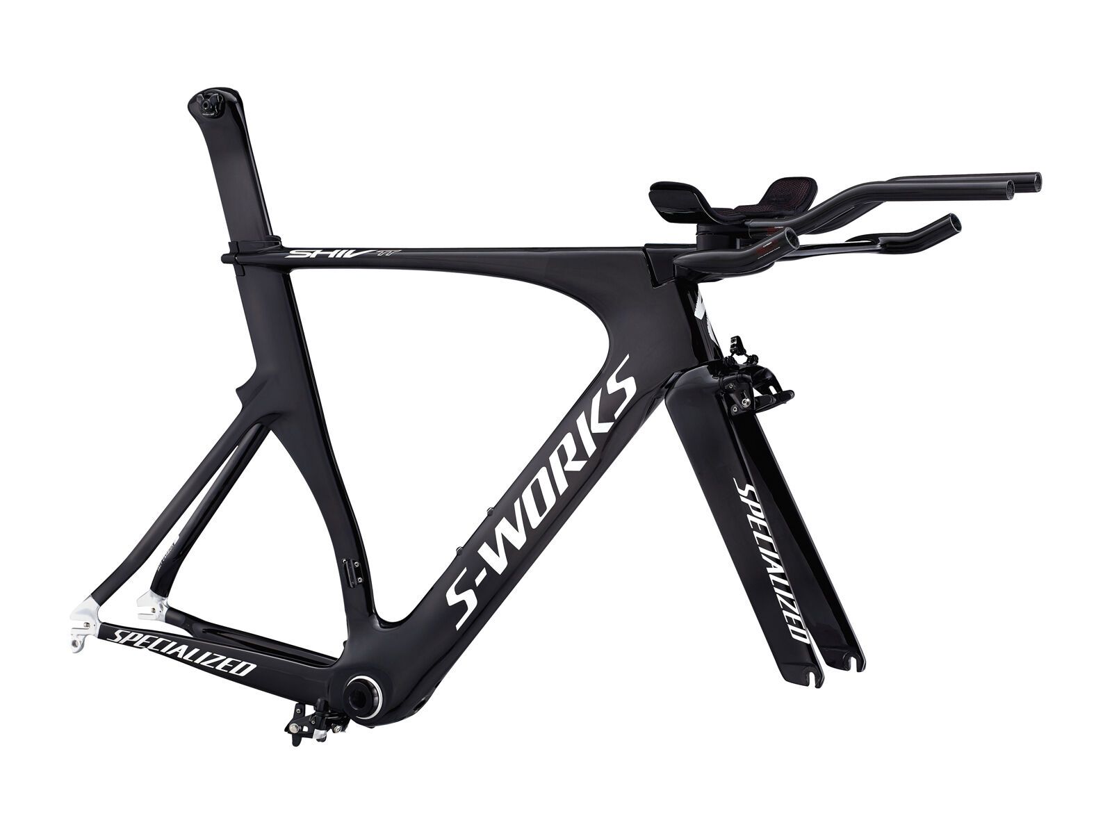 Specialized S-Works Shiv TT Module Frameset, carbon/metallic white silver - Bild 1