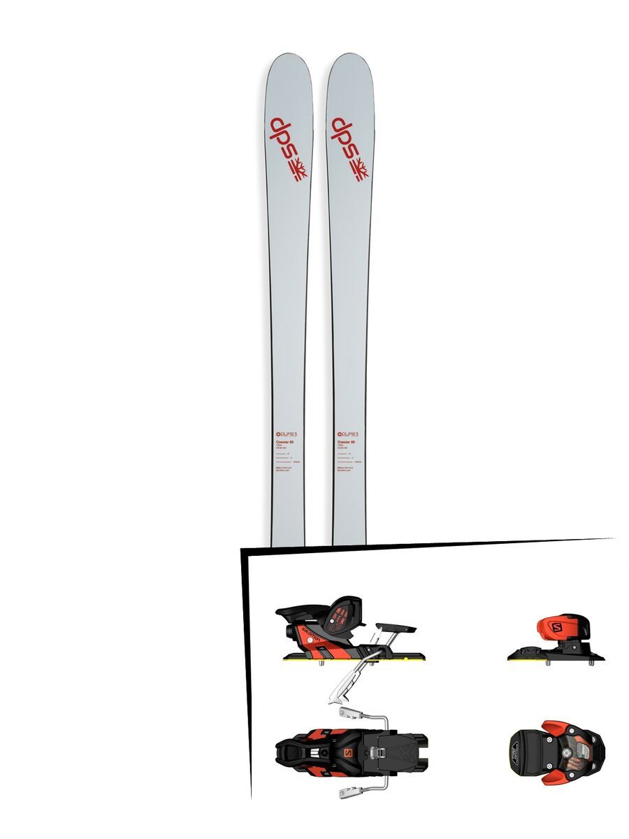 DPS Skis Set: Cassiar 85 Pure3 2016 + Salomon Warden MNC 13 - Bild 1