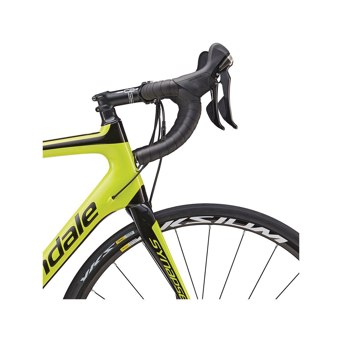 Cannondale Synapse Carbon Disc Ultegra 3, neon spring w/ jet black, gloss - Bild 5