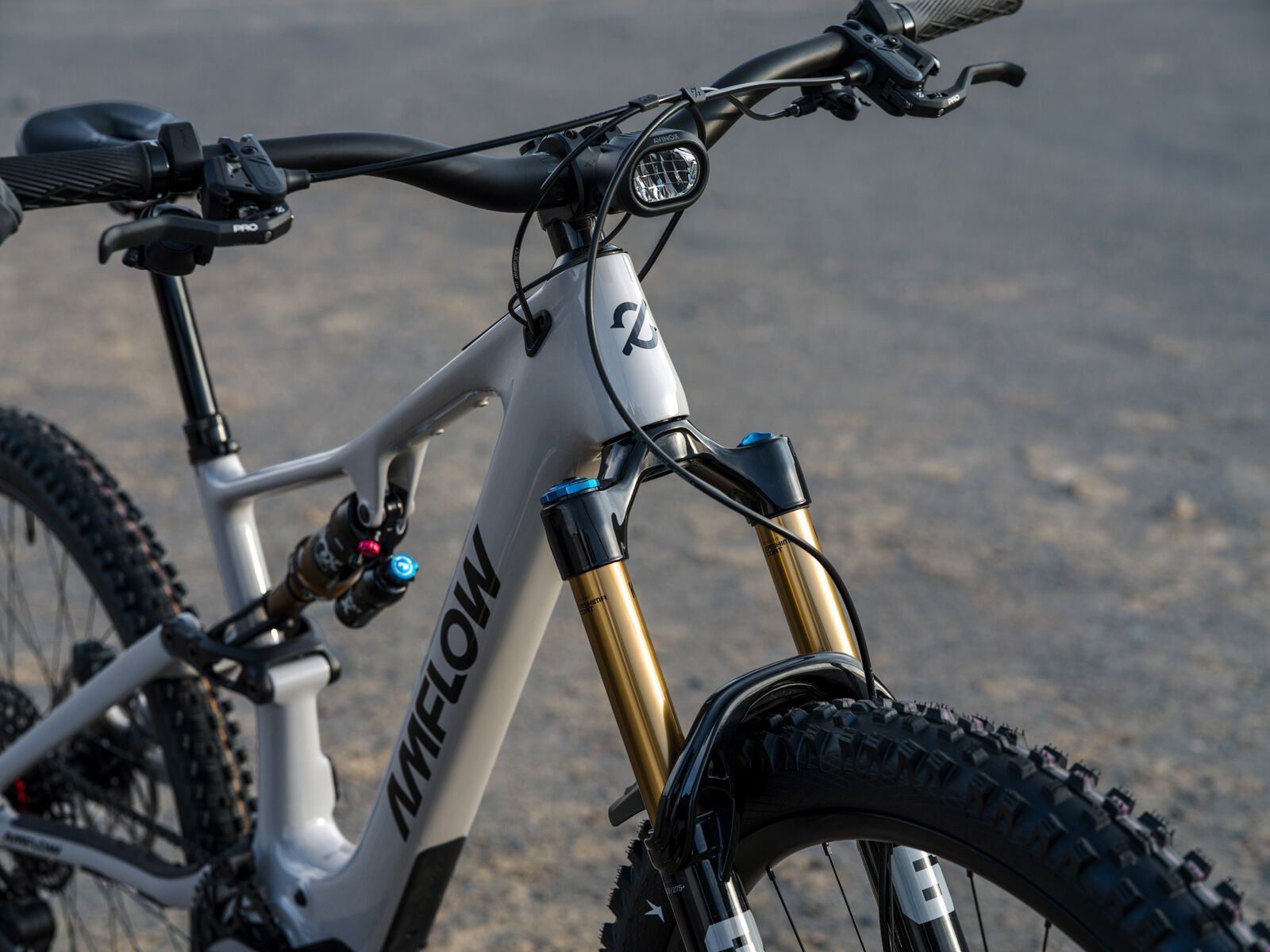 Amflow Amflow PX Carbon Pro - 700 Wh, mondstein‑grau - Bild 9