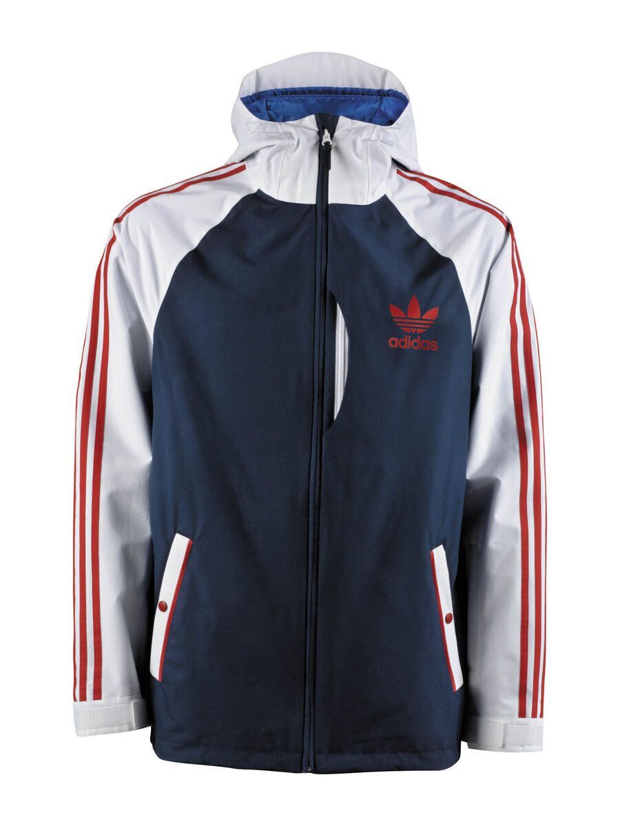 Adidas 3 Stripe Jacket, Collegiate Navy/White - Bild 1