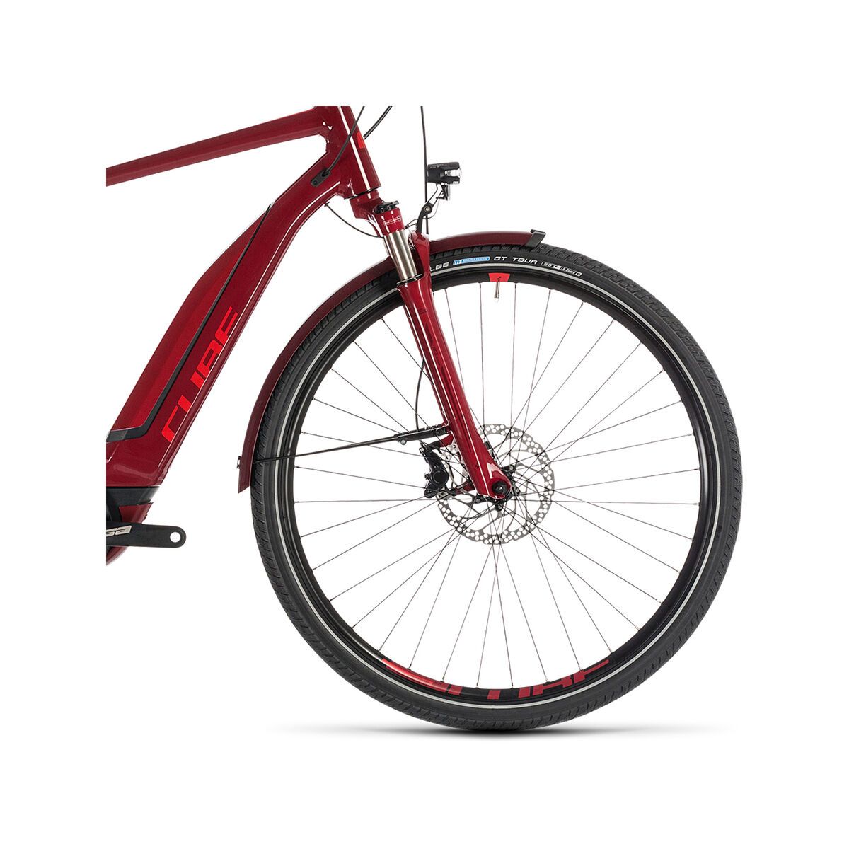 Cube Touring Hybrid EXC 500, darkred´n´red - Bild 2