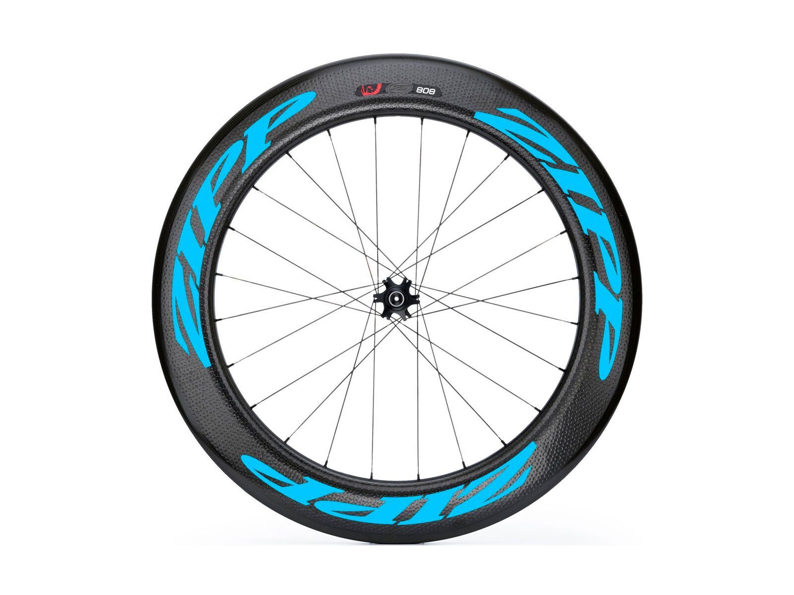 Zipp 808 Firecrest Carbon Clincher Disc-brake, schwarz/blau - Bild 1