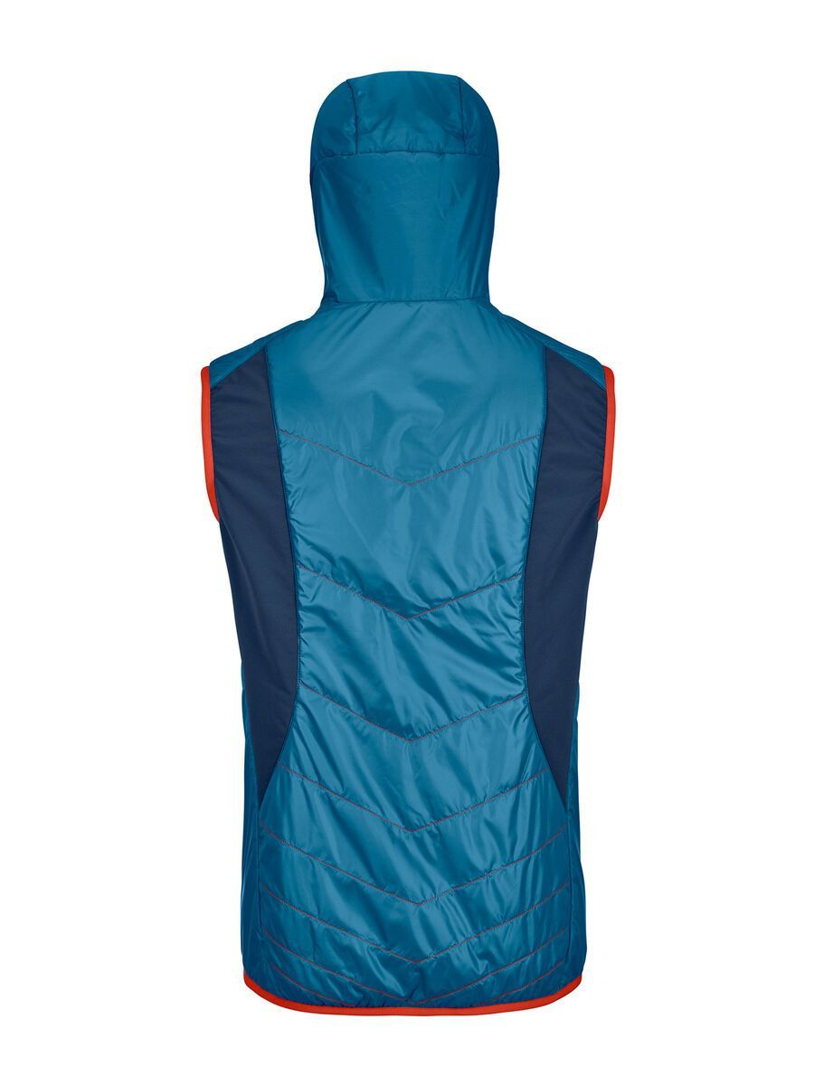 Ortovox Swisswool Light Tec Piz Boè Vest M, blue sea - Bild 2