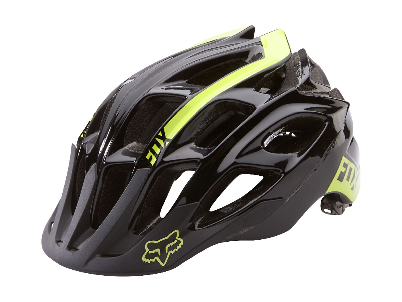 Fox Striker Helmet, acid green - Bild 1