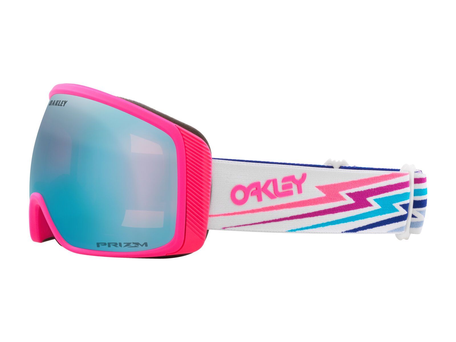 Oakley Flight Tracker M, Prizm Snow Sapphire Iridium / white bolt - Bild 2
