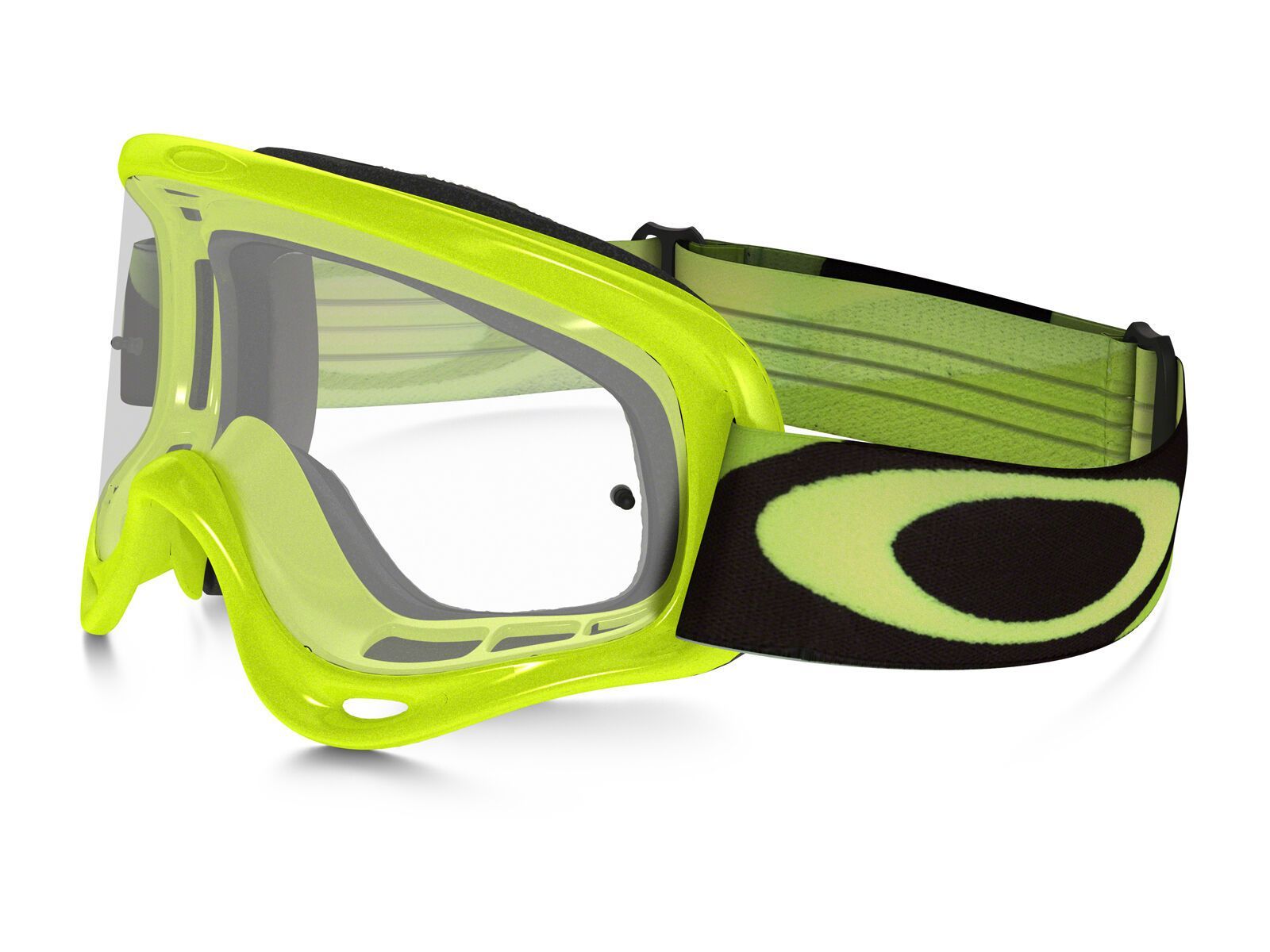 Oakley XS O Frame MX, heritage racer green/Lens: clear - Bild 1