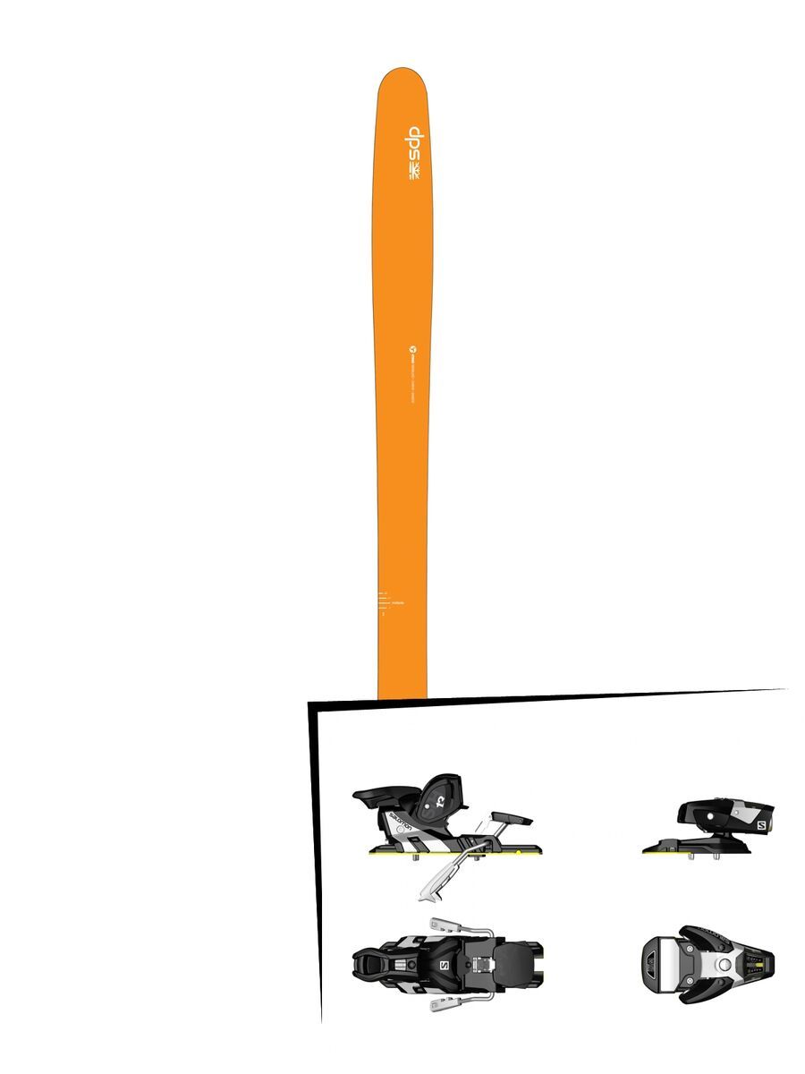 DPS Skis Set: Wailer 99 Hybrid 2016 + Salomon STH2 WTR 13 - Bild 1