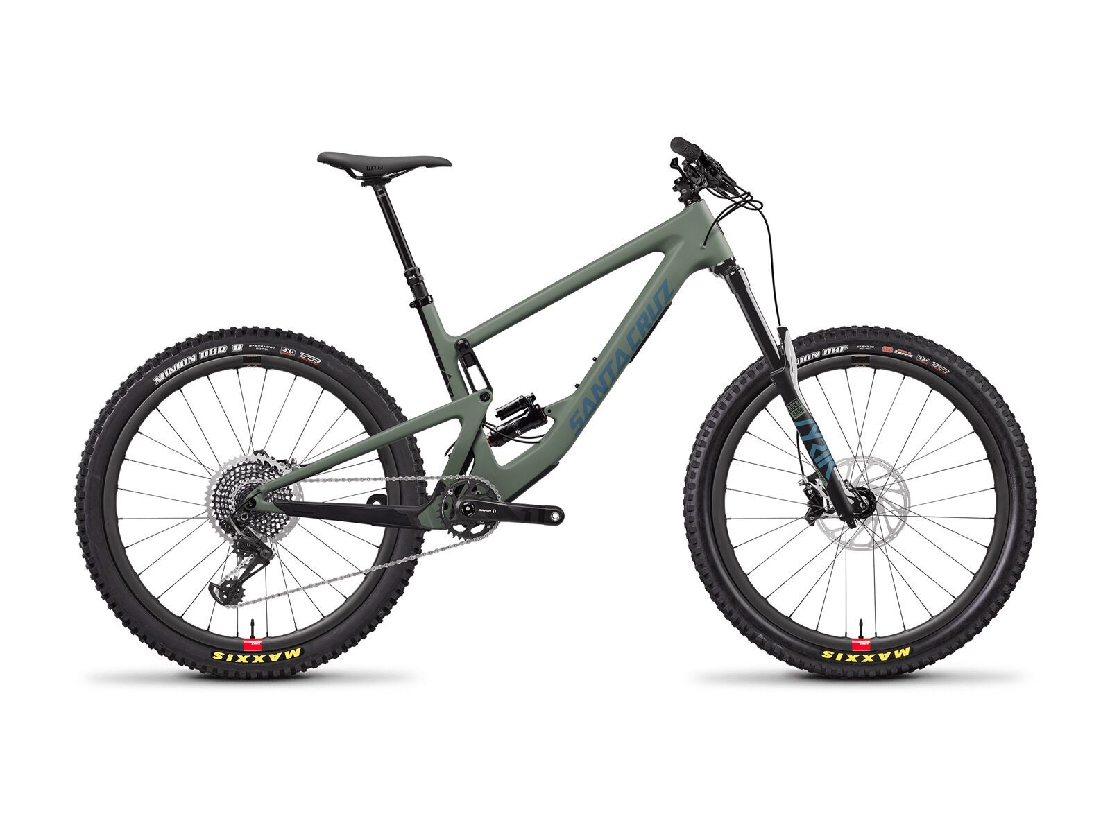 Santa Cruz Bronson CC X01 Reserve, matte olive and blue - Bild 1