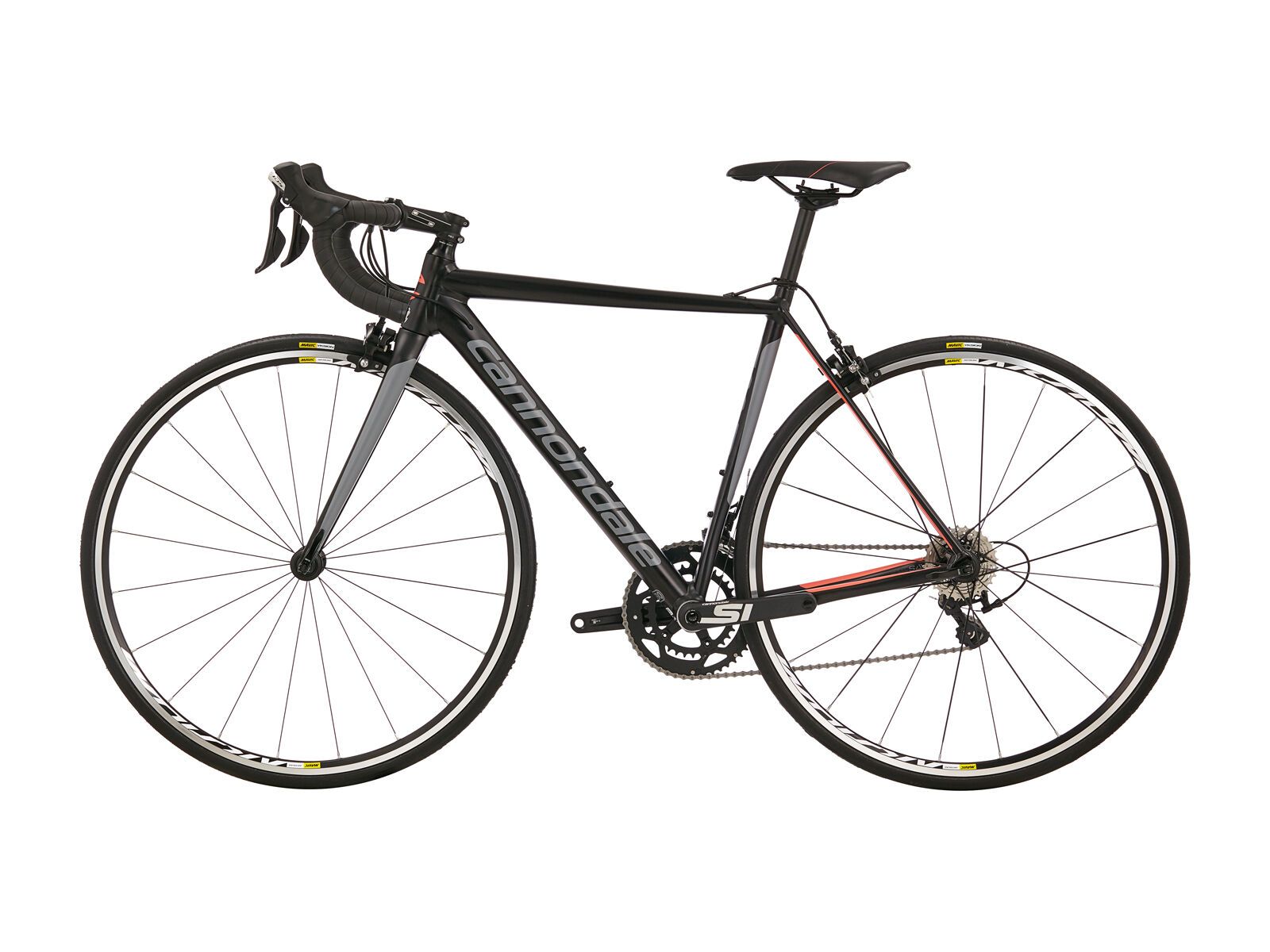 Cannondale CAAD12 Women's 105, jet black w/stealth gray and coral - satin (BLK) - Bild 5