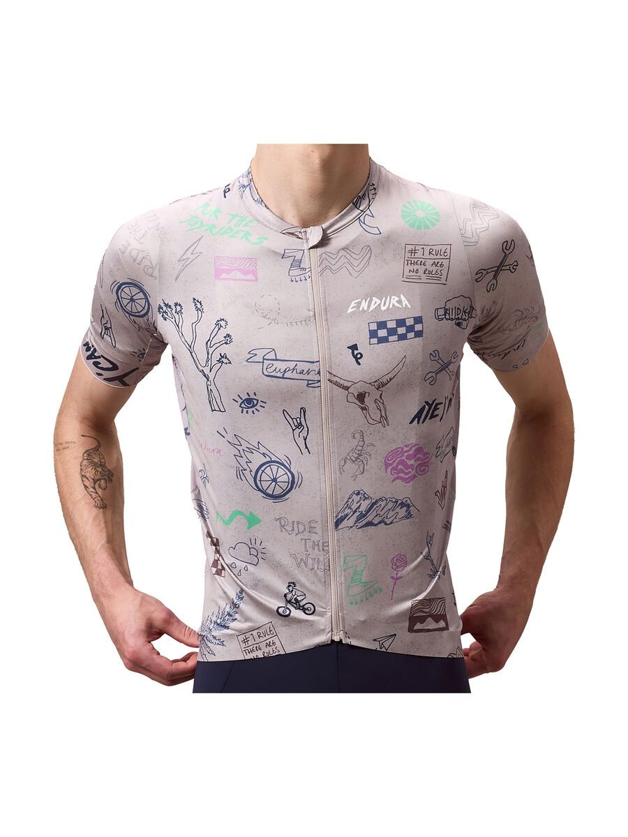 Endura Pro SL Kurzärmeliges Bedrucktes Trikot, titanium - Bild 1