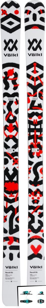Set: Völkl Revolt 86 2019 + Salomon Warden 11 turquoise/black - Bild 1