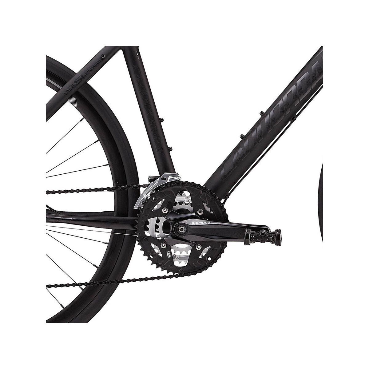 Cannondale Bad Boy 6, jet black w/reflective decals matte - Bild 2