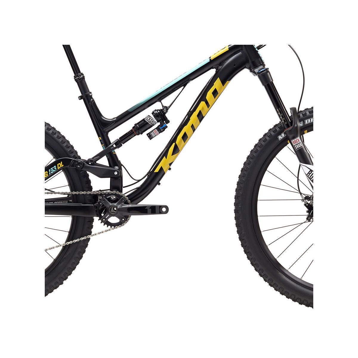 Kona Process 153 DL, matt black/yellow/green - Bild 3