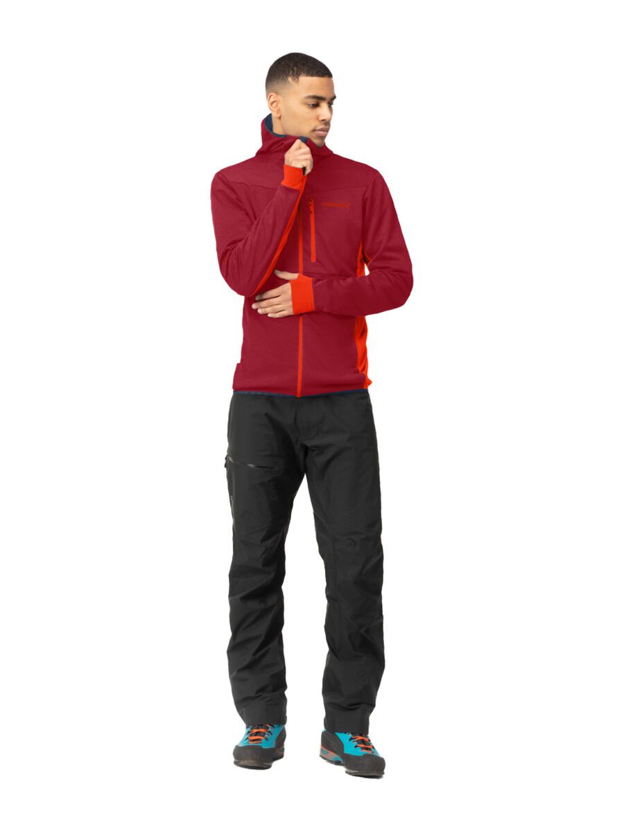 Norrona falketind warm2 Octa Hood M's, arednalin/rhubarb - Bild 3