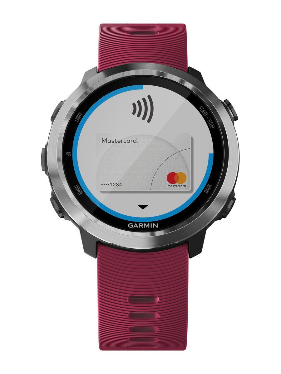 Garmin Forerunner 645 Music, kirschrot/silber - Bild 3