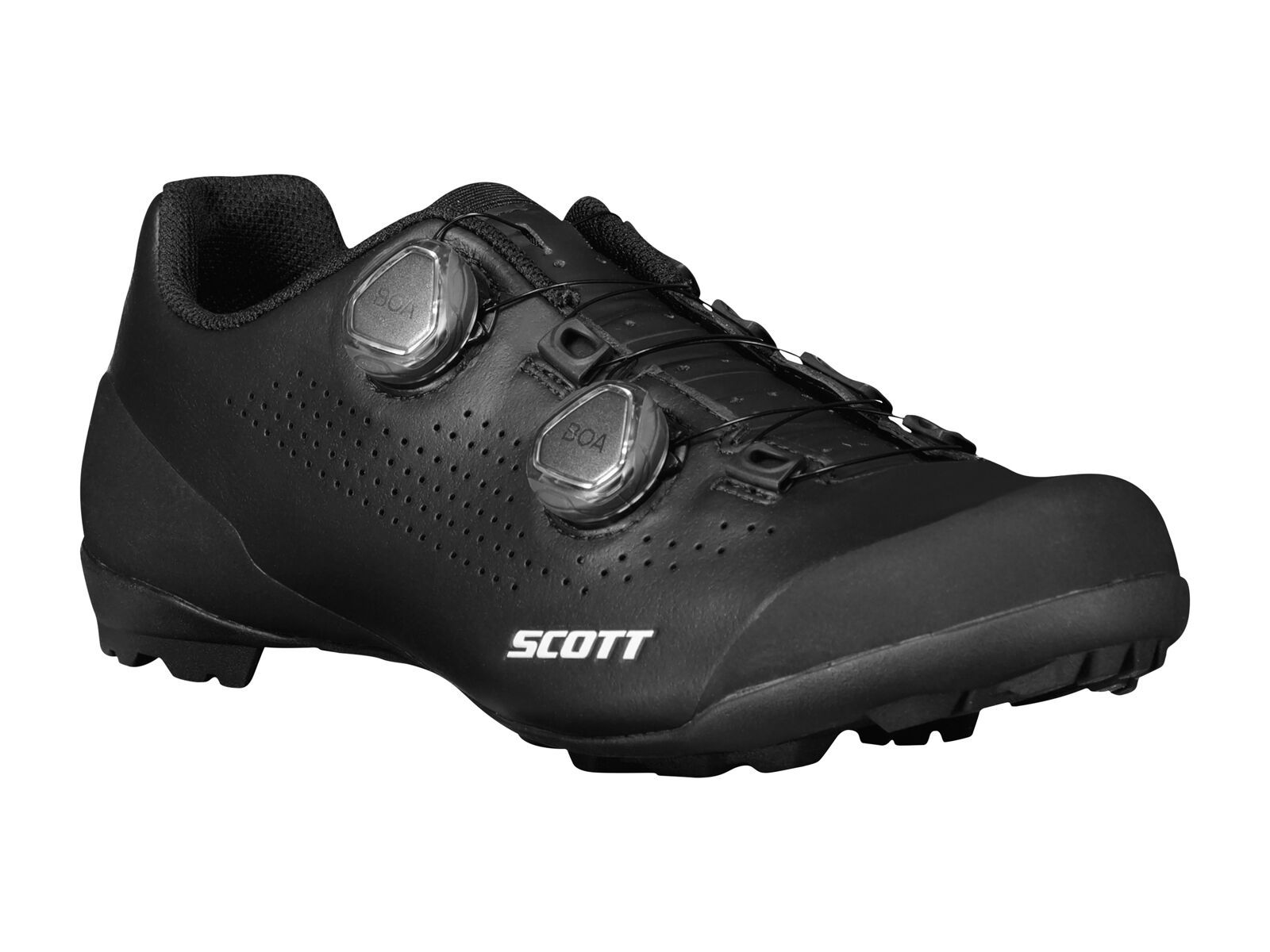 Scott Gravel Shoe Tuned, matt black/white - Bild 1