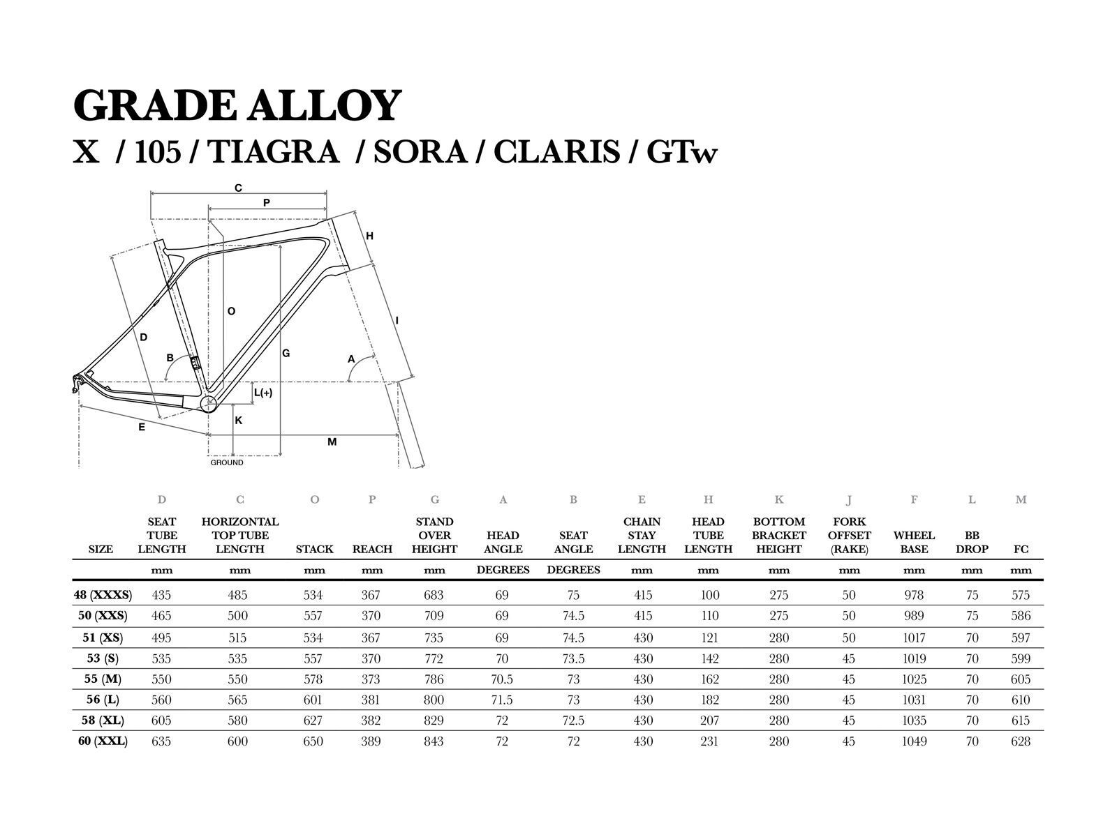 GT Grade Alloy 105, raw/black - Bild 6