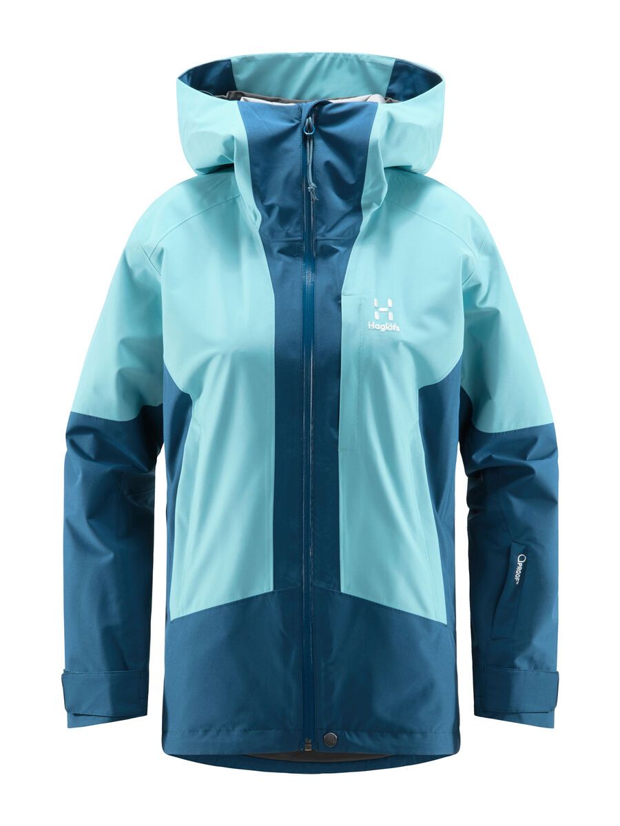Haglöfs Lumi Jacket Women, dark ocean/frost blue - Bild 1