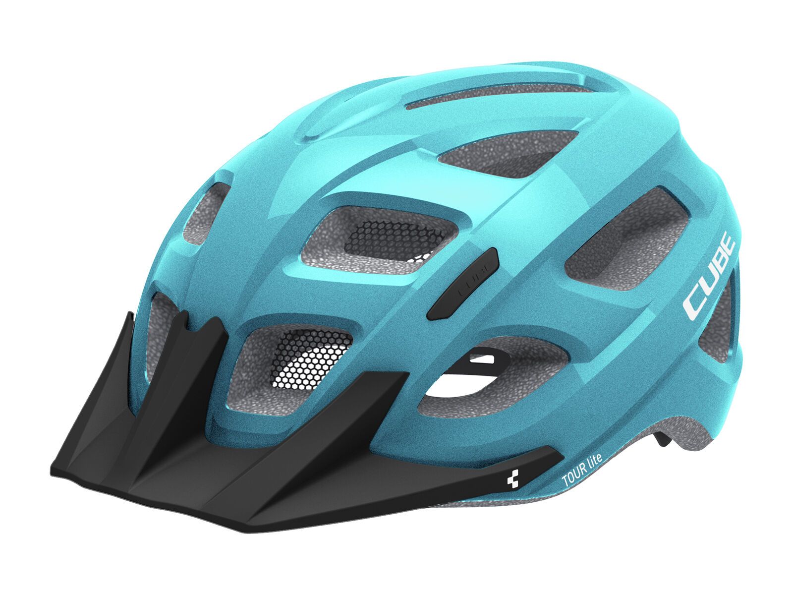 Cube Helm Tour lite, iceblue metallic - Bild 1