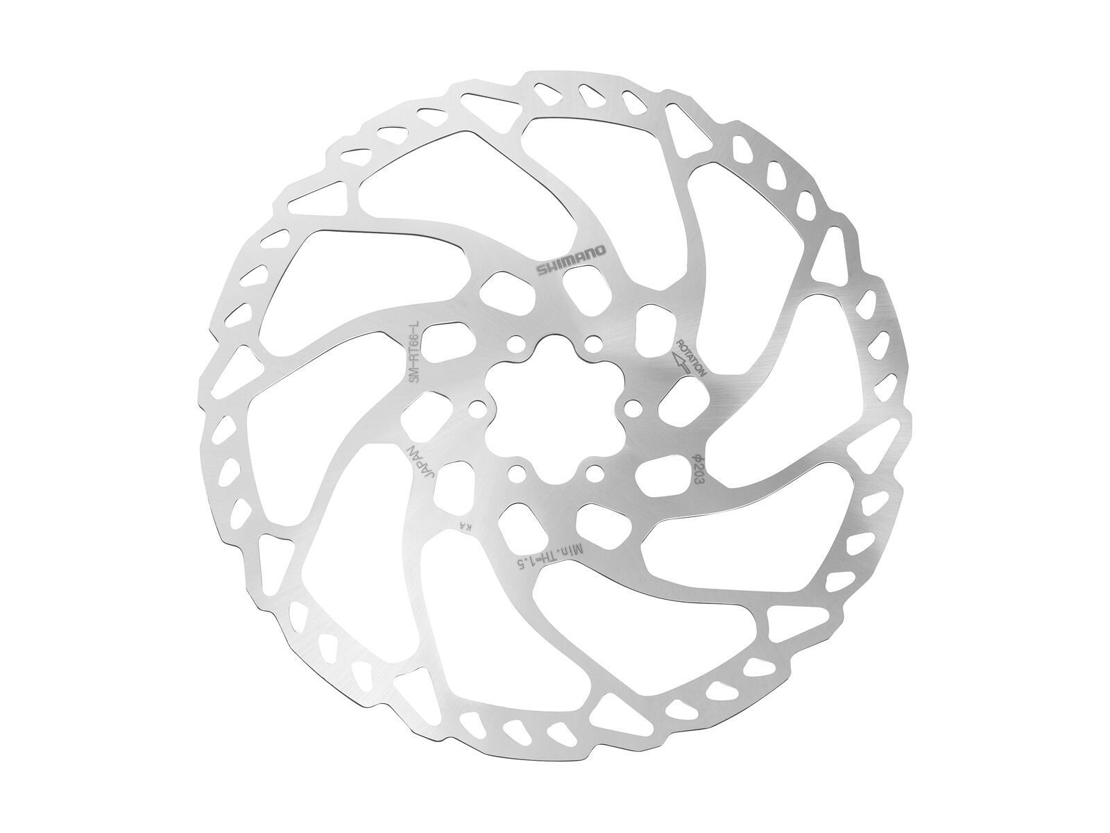 Shimano SLX SM-RT66 Bremsscheibe 6-Loch - 220 mm - Bild 1