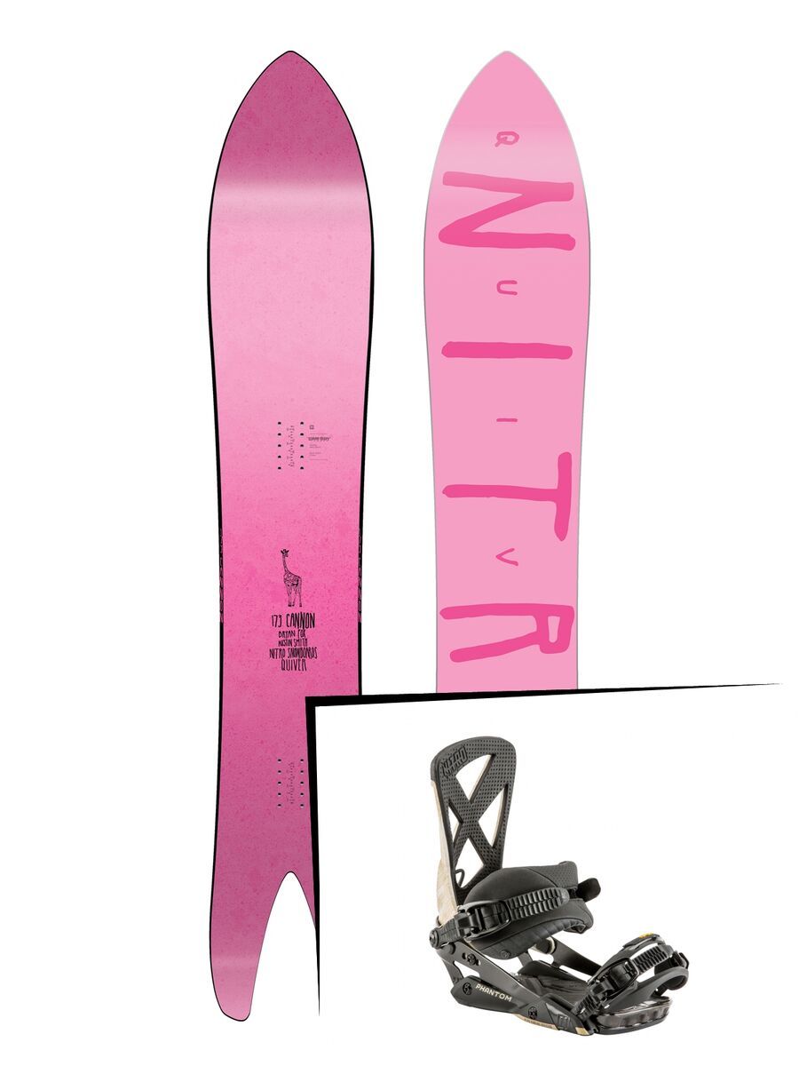 Set: Nitro Quiver Cannon 2019 + Nitro Phantom greywood - Bild 1