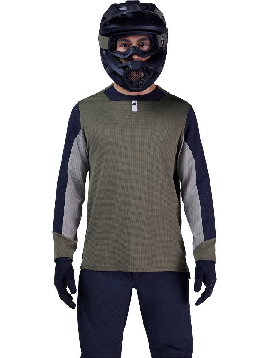 Fox Defend LS Jersey, olive green - Bild 3