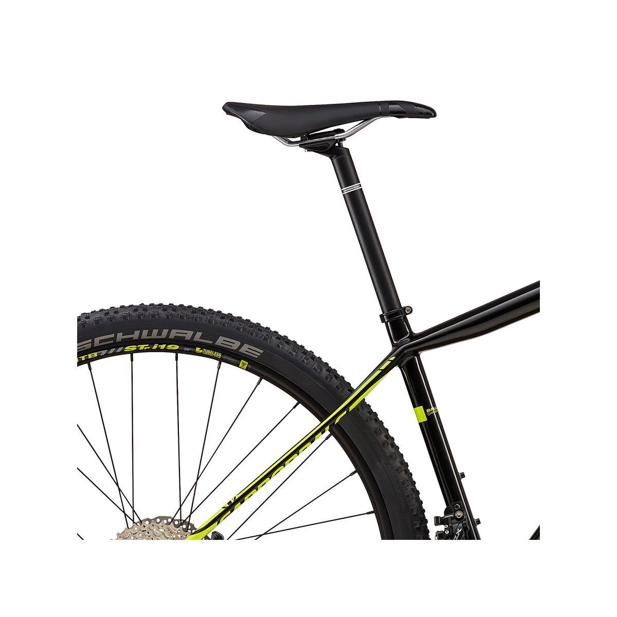 Cannondale F-Si Carbon 4 29, jet black w/ neon spring, gloss - BLK - Bild 5