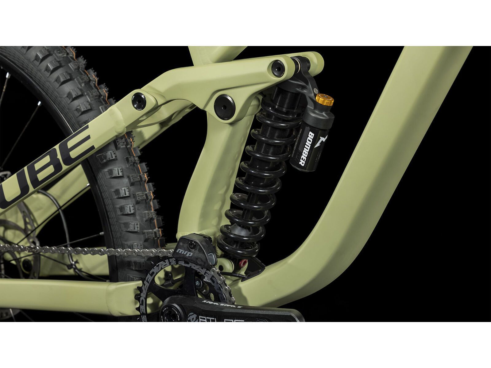 Cube Two15 Race 27.5, lightolive´n´black - Bild 5