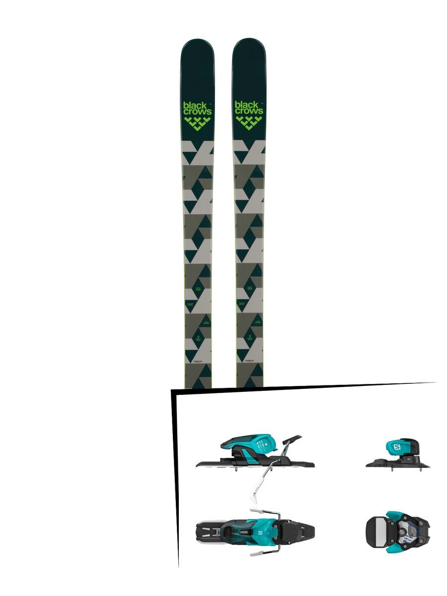 Set: Black Crows Magnis 2018 + Salomon Warden 11 turquoise/black - Bild 1