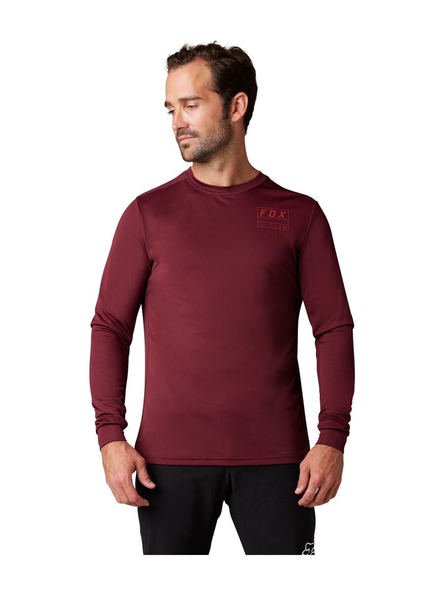 Fox Ranger LS Jersey Swath, dark maroon - Bild 3