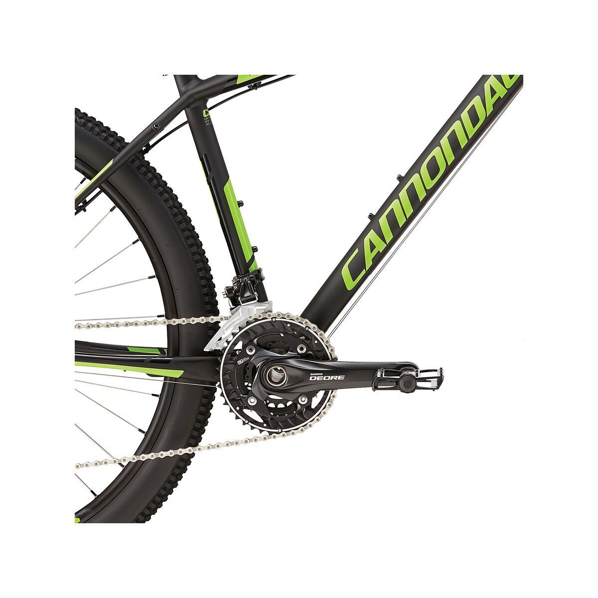 Cannondale Trail 1 27.5, matte jet black w/ gloss berzerker green, jet black - Bild 4