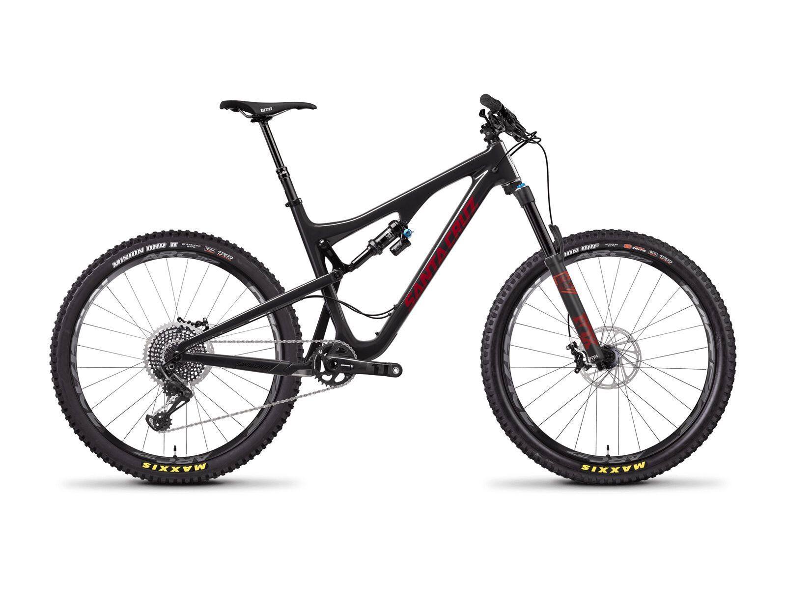Santa Cruz Bronson CC X01, gloss carbon and sriracha - Bild 1