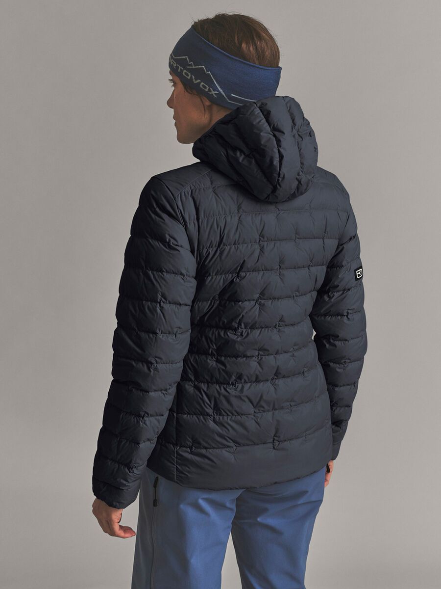 Ortovox DownWool 180 Hooded Jacket W, black raven - Bild 6