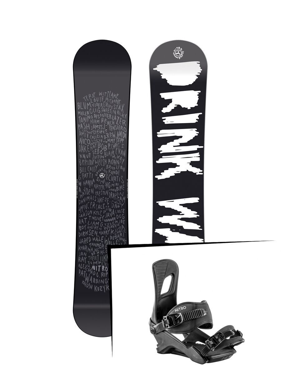 Set: Nitro Drink Water Hazzard 2019 + Nitro Rambler dark night - Bild 1