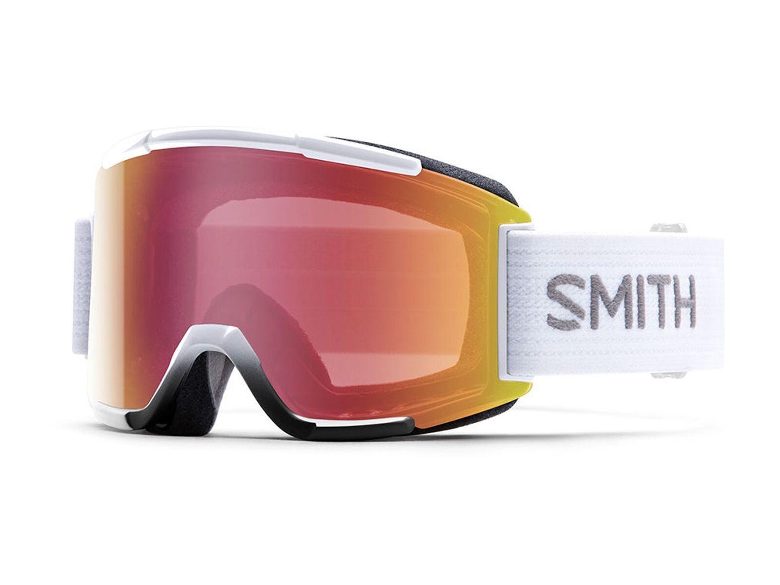 Smith Squad + Spare Lens, white/red sonsor mirror - Bild 1