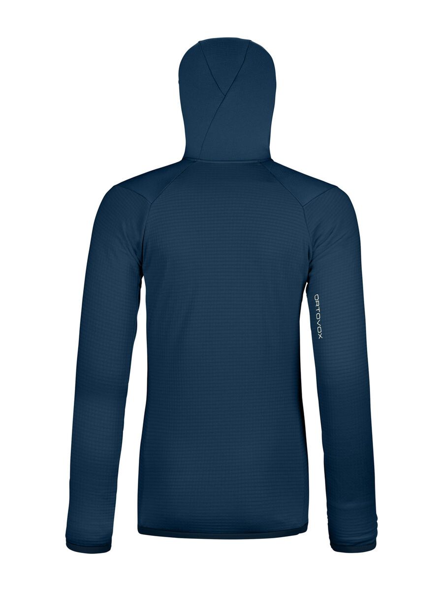 Ortovox Merino Fleece Grid Hoody W, deep ocean - Bild 2