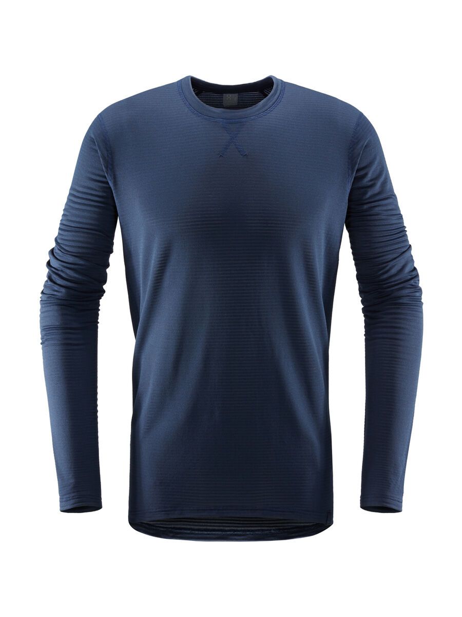 Haglöfs L.I.M Mid Roundneck Men, tarn blue - Bild 1