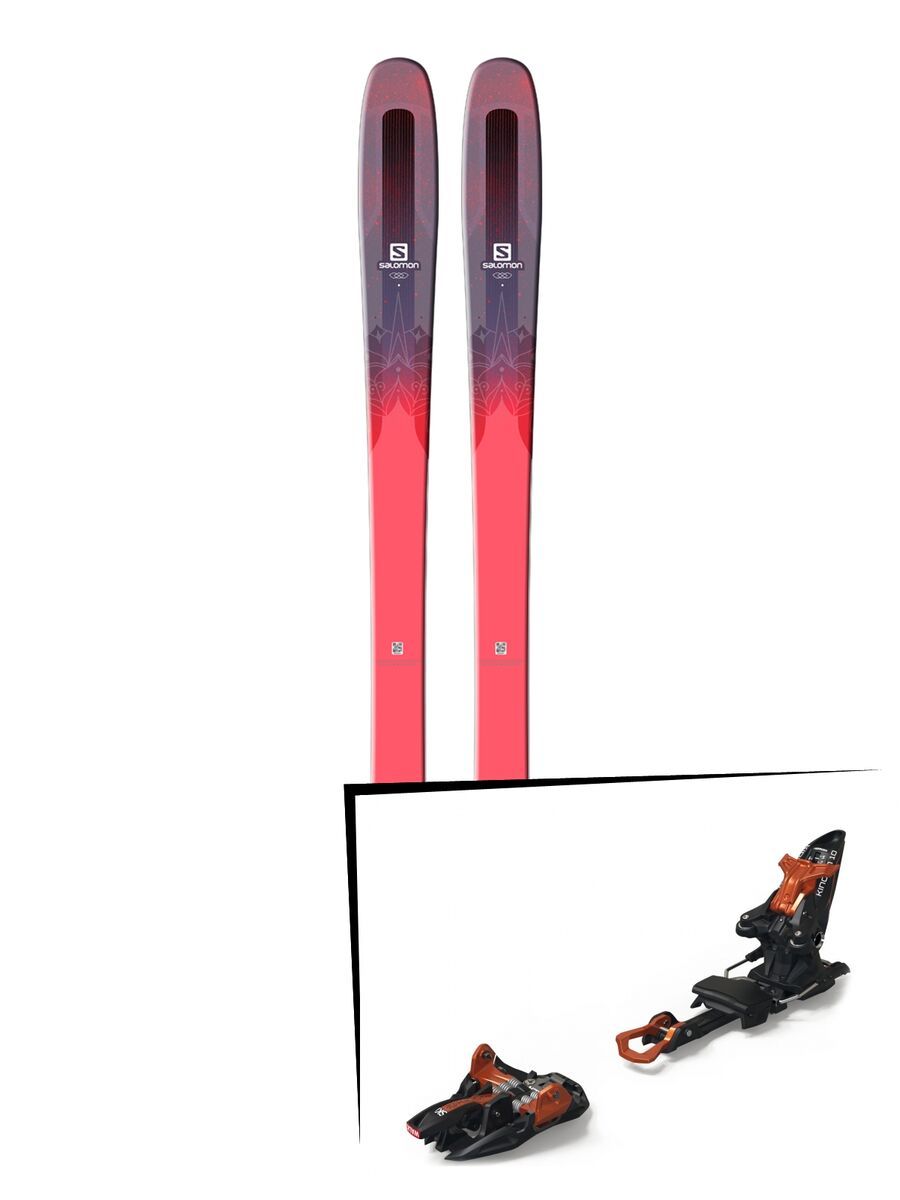 Set: Salomon QST Myriad 85 2018 + Marker Kingpin 10 black/copper - Bild 1