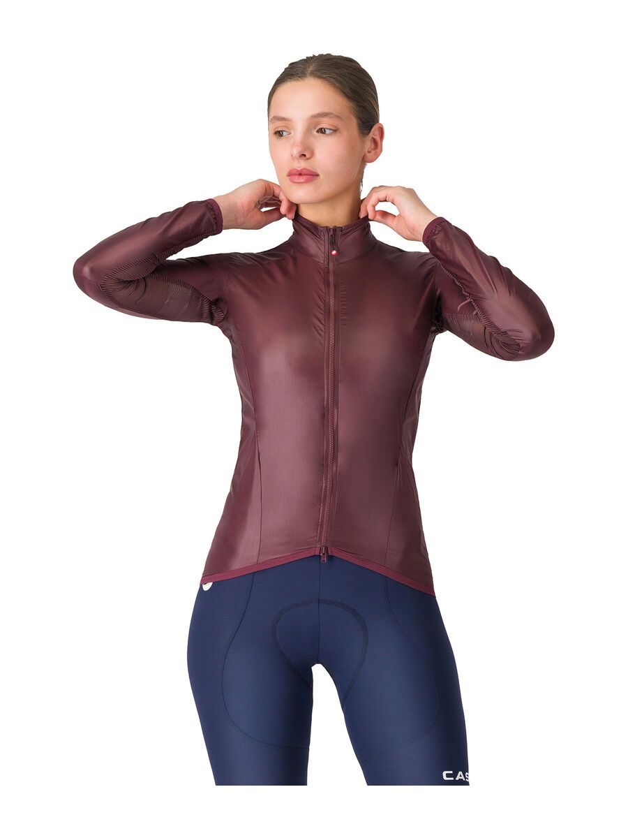 Castelli Aria Shell 2 W Jacket, deep bordeaux - Bild 2