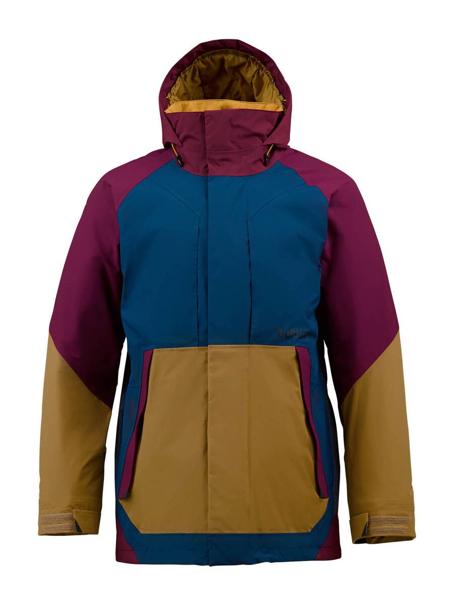 Burton Restricted Pole Cat Jacket, Sangria Colorblock - Bild 1