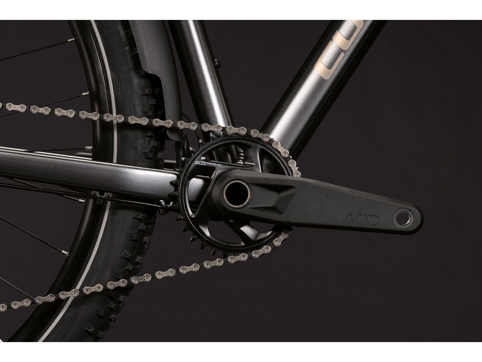 Cube Aim SLX FE 27.5, slateblack´n´chrome - Bild 3